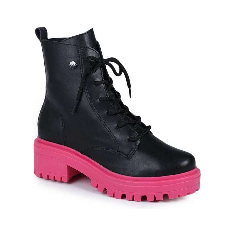 Bota coturno quiz verniz tratorada cheap