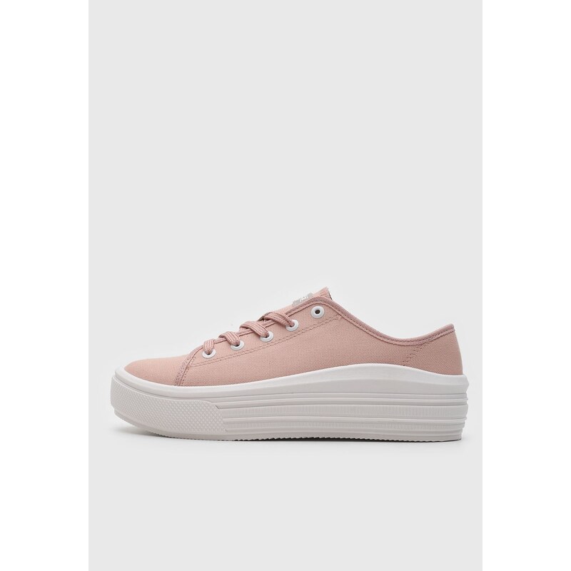 Tenis moleca shops flatform rose