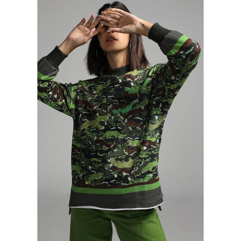 Blusa moletom hot sale camuflada