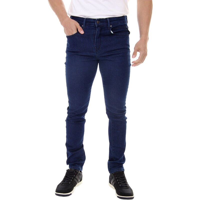 Calça Replay Jeans Masculina Tinmar Skinny Blue Azul Escuro