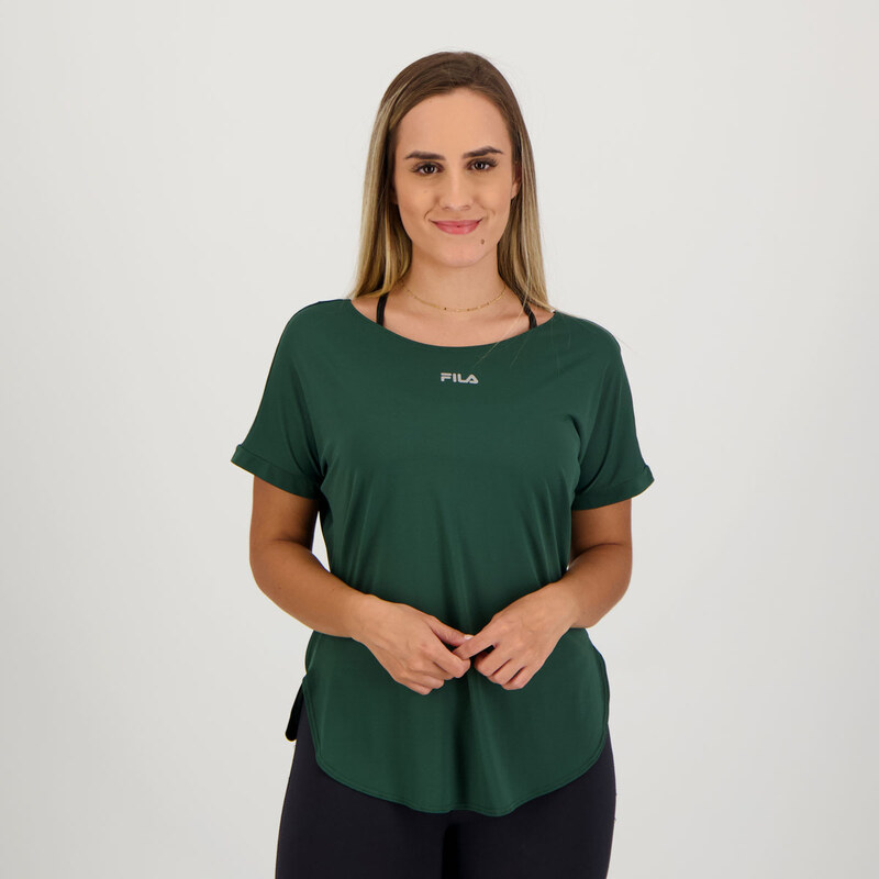 Camiseta Fila Bio Feminina Verde GLAMI .br