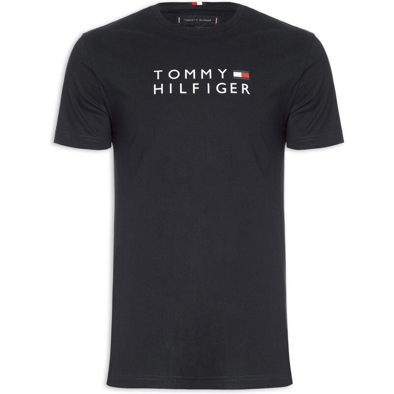 Tommy Hilfiger Off Placement Logo T-Shirt - White
