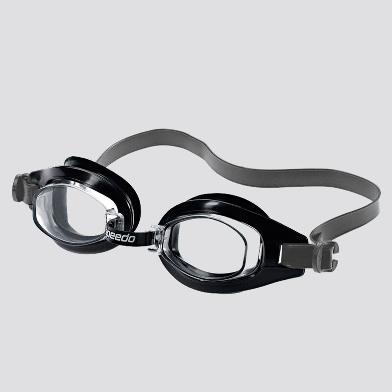 Óculos de Natação Speedo Freestyle Preto e Cinza