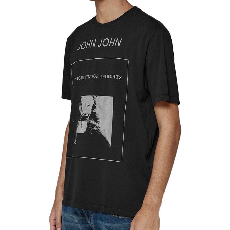 Camiseta John John Masculina Rg Tape Logo Branca 
