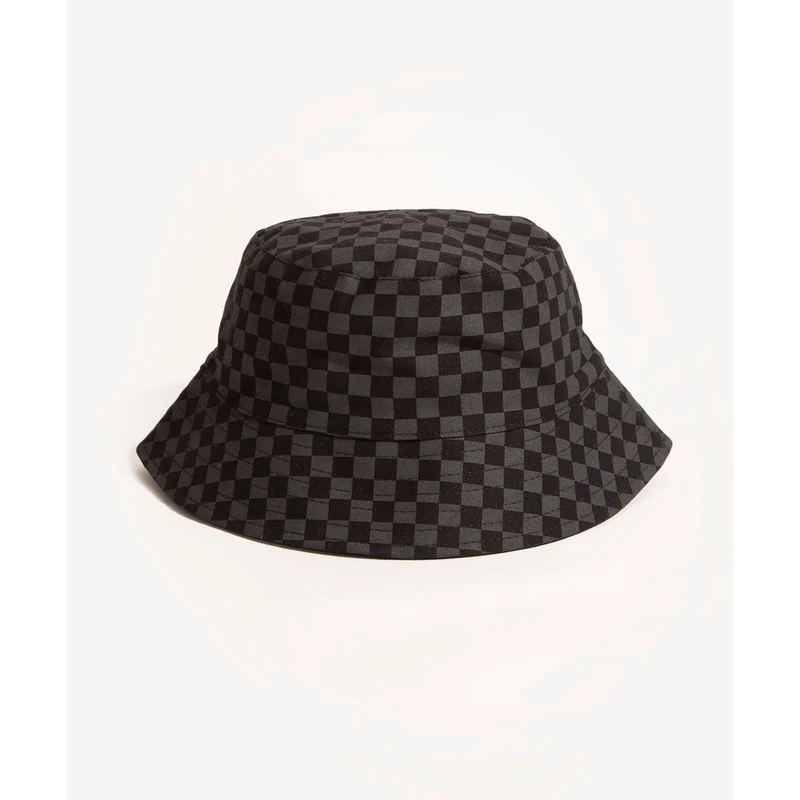 C&A chapéu juvenil bucket hat com bordado preto 