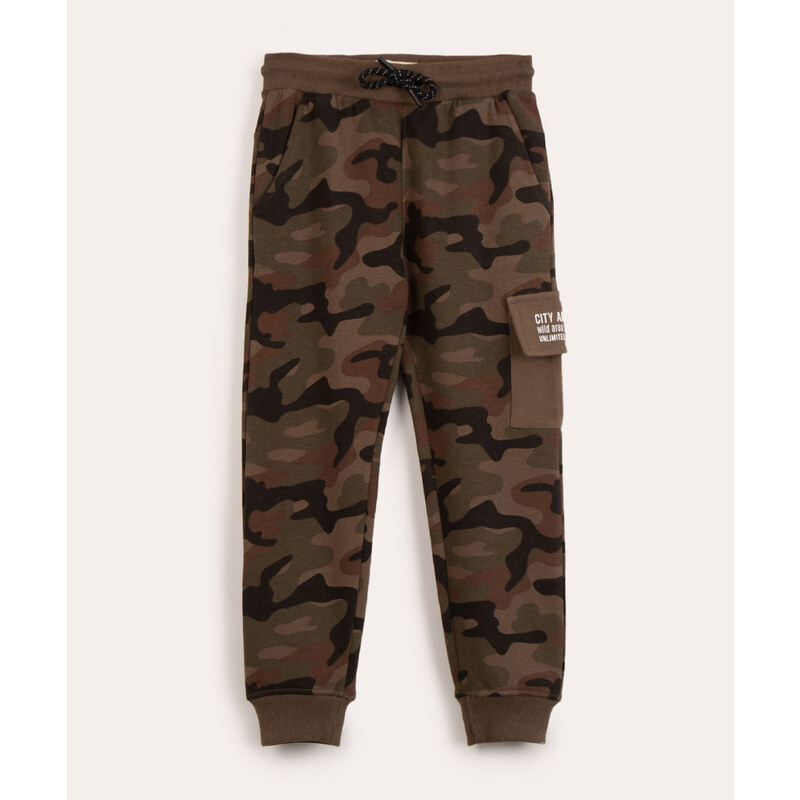 Calça moletom hot sale camuflada c&a