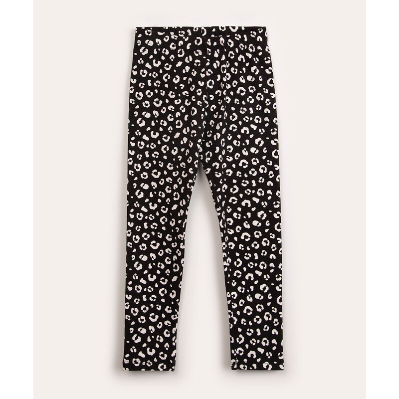 calça legging infantil básica preta - C&A