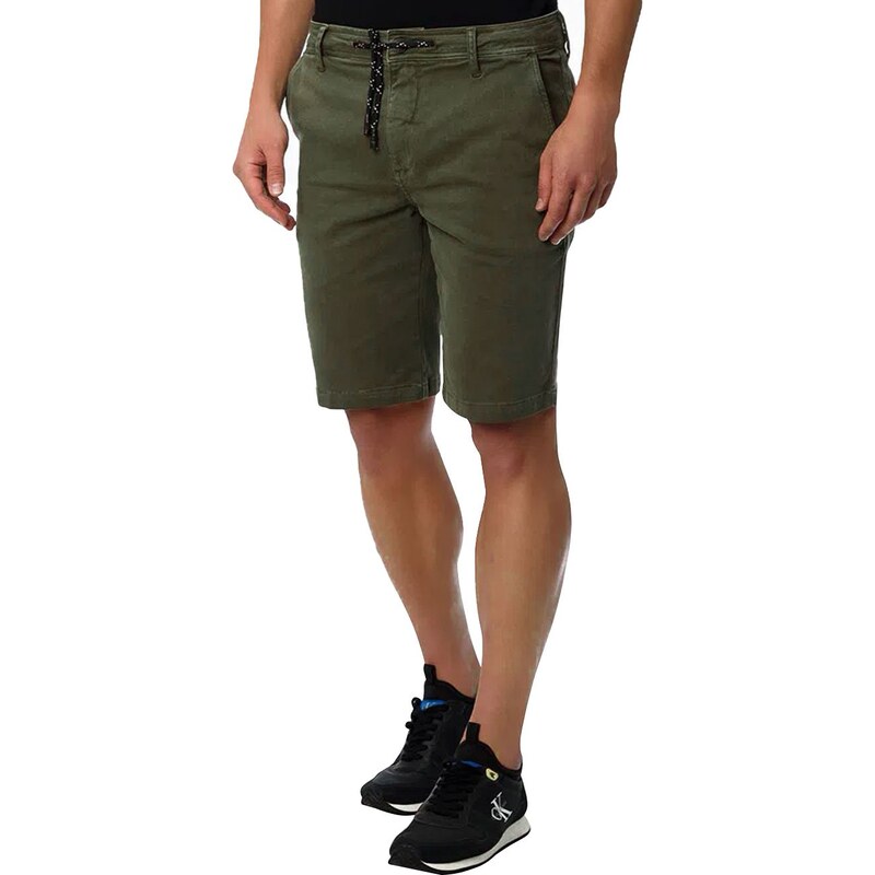 Calça Masculina - Skinny Sarja - Verde Militar