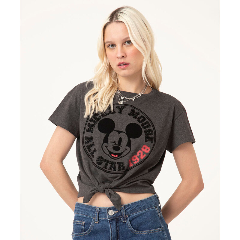 Blusa mickey best sale feminina c&a