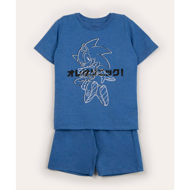 Pijama Sonic Infantil