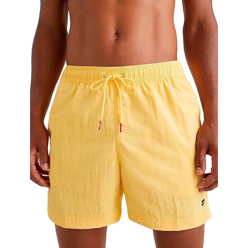 Short Tommy Hilfiger Masculino Medium Drawstring Flat Logo Amarelo