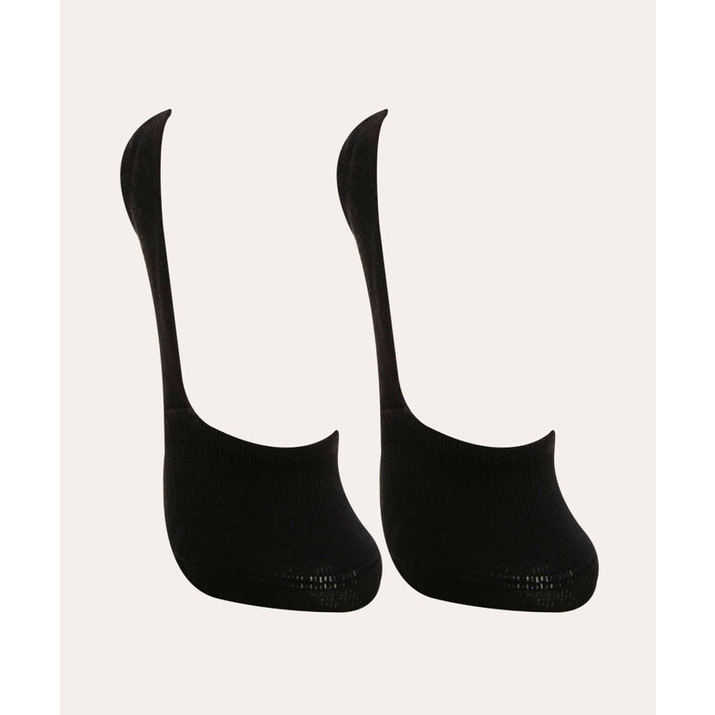 C&A kit de 2 meias sapatilha invisível preto