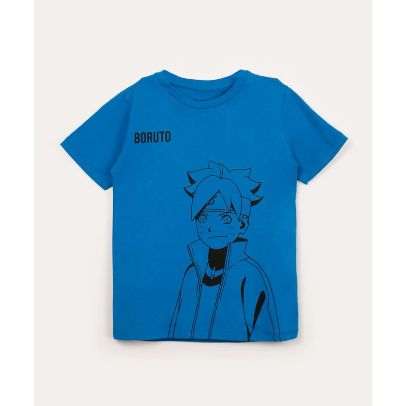 Camiseta Infantil Estampa Dragon Ball Z - Tam 5 a 14 Anos Bege