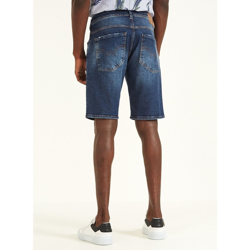 Bermuda Essential FORUM Jeans Slim Paul - Indico - 38