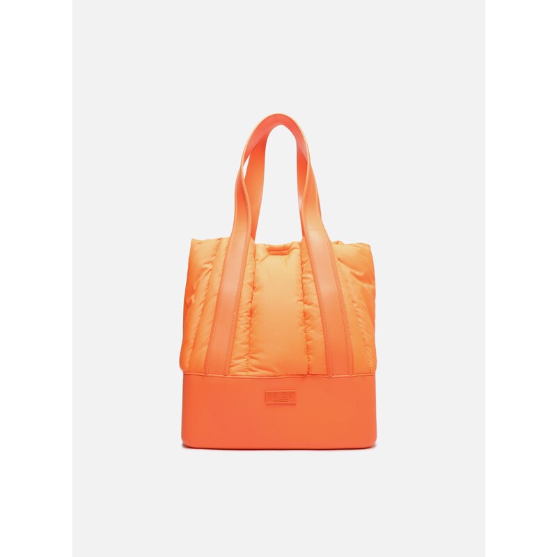 Bolsa De Praia Laranja Neon M dia Brizza Arezzo