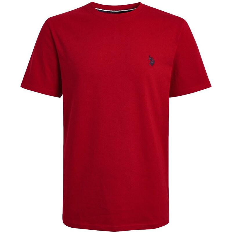 Camisa U.S. Polo Assn Masculina Tricoline Regular Classic Red Icon
