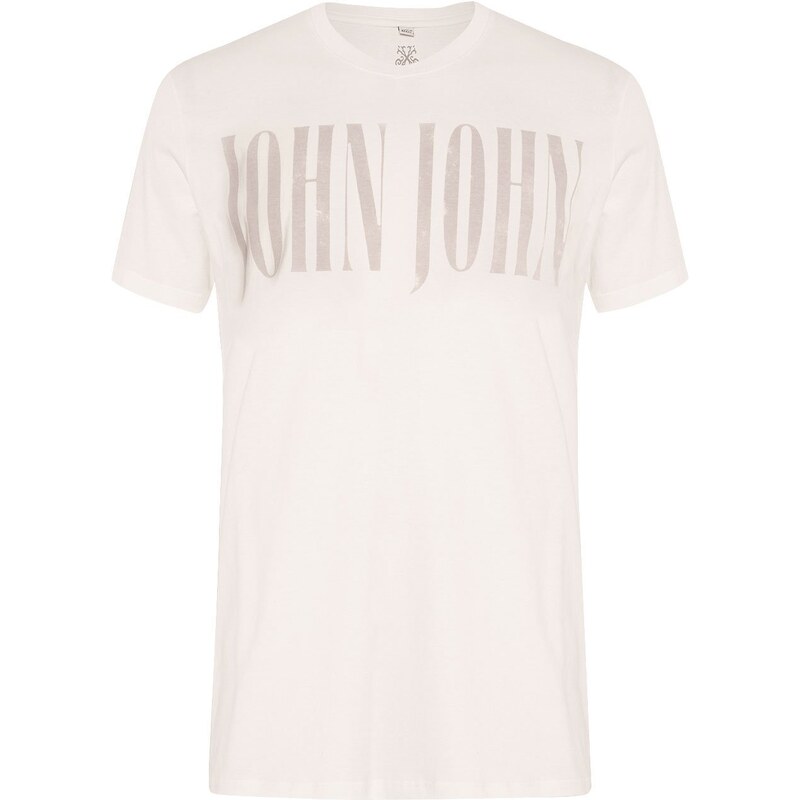 Camiseta John John Masculina Basic Logo Sans Cinza Chumbo