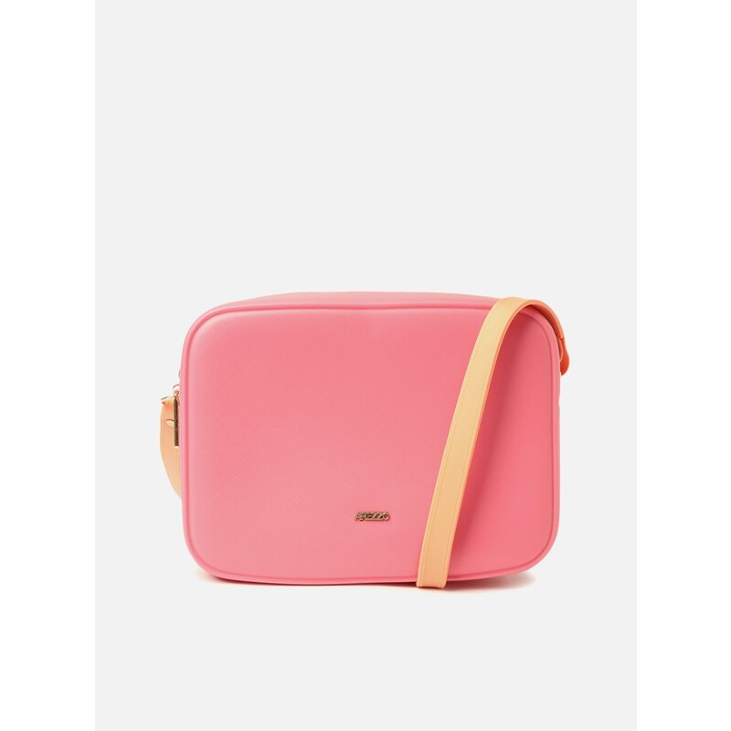 Bolsa Tiracolo Rosa Rafa Pequena Brizza Arezzo GLAMI .br