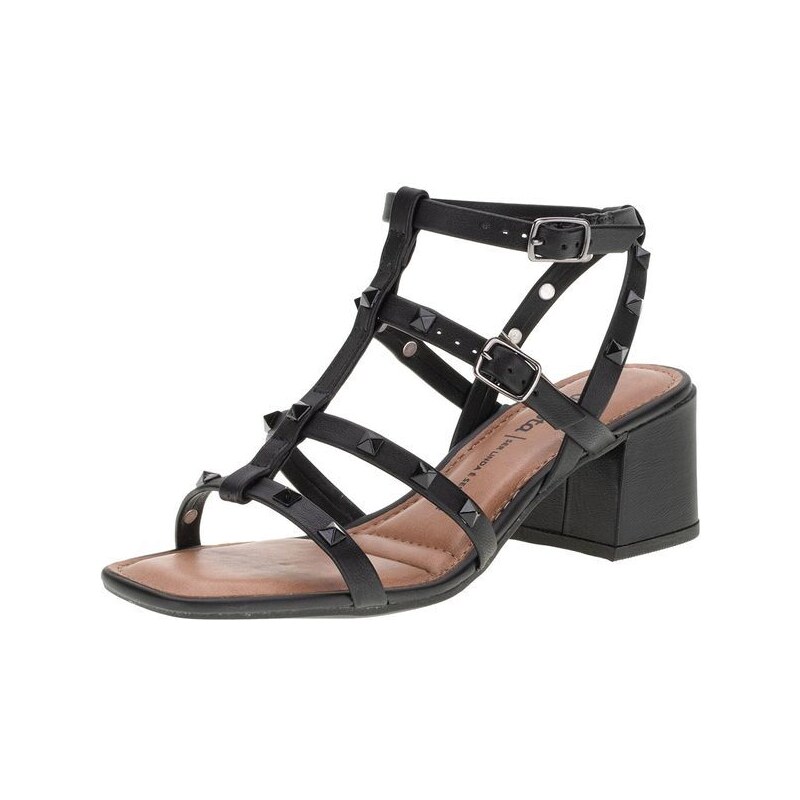 Sandalias Calçados Femininos Sandalia Fem Salto Baixo Dakota Z9721