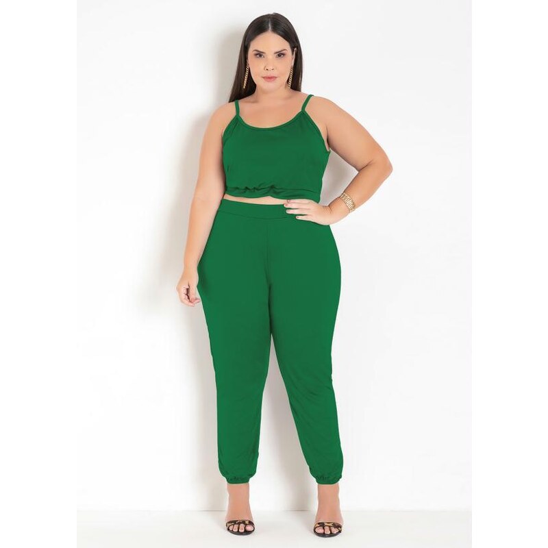 Calça Plus Verde