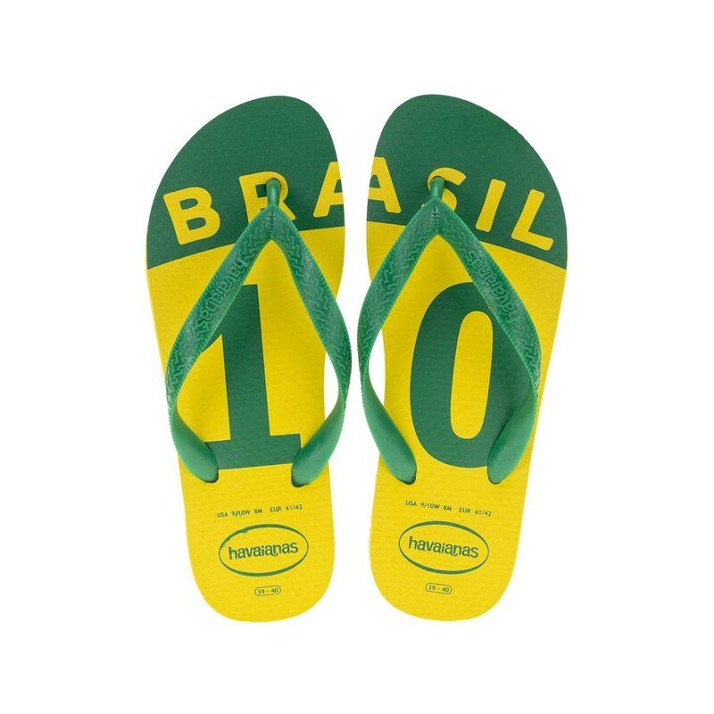 Chinelo Havaianas Have Dual FC Preto e Amarelo 