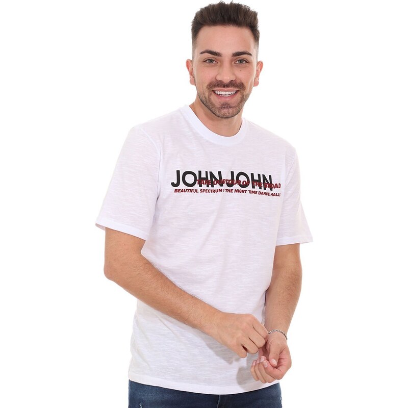 Camiseta John John Masculina Regular Snake Crown Preta 