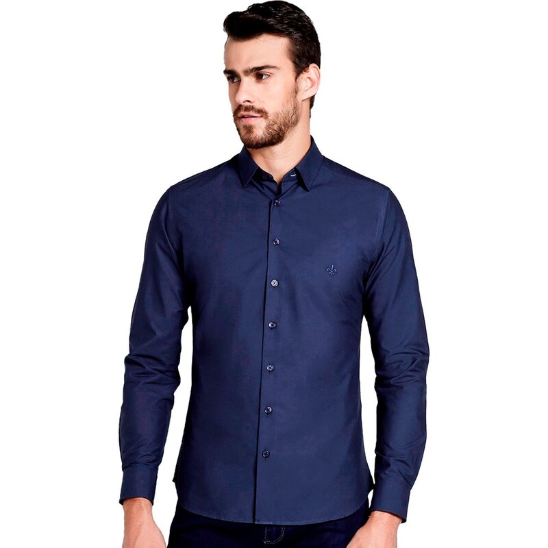 Camisa dudalina best sale masculina preta