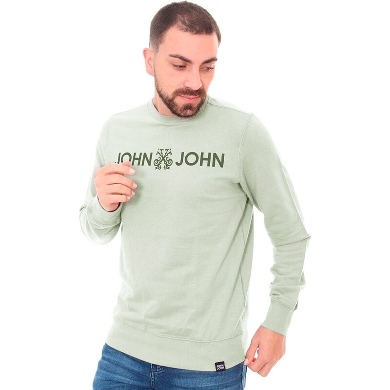 Camiseta John John Masculina Regular Half Logo Branca - Branco