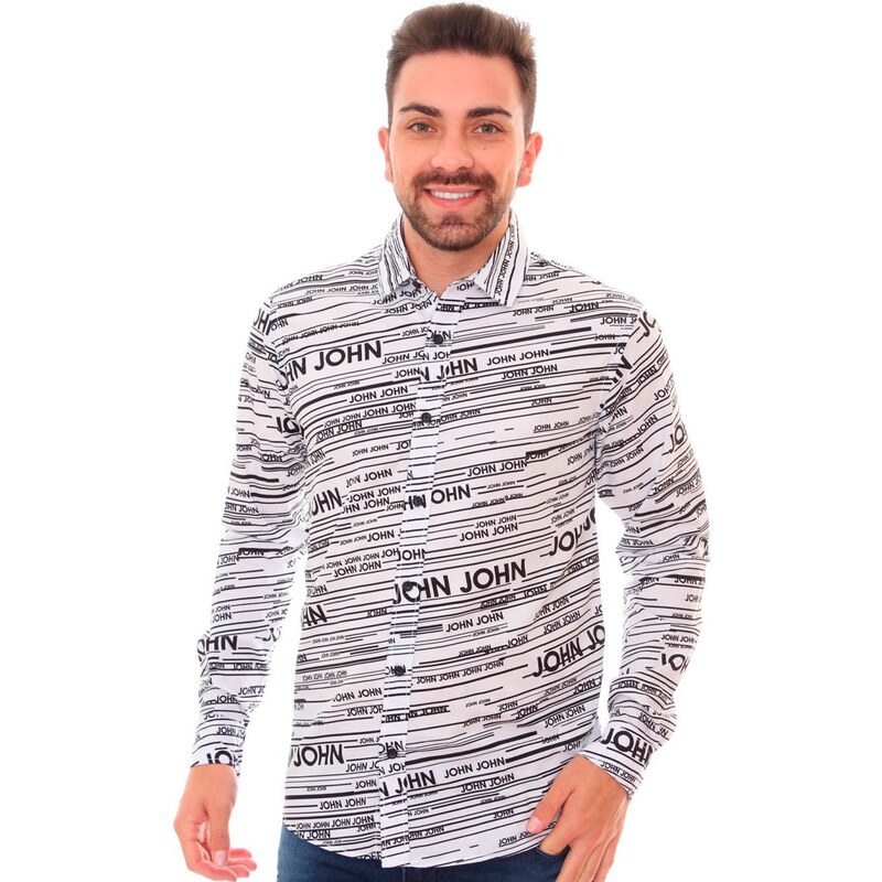 Camisetas em Branco para Masculino por John John