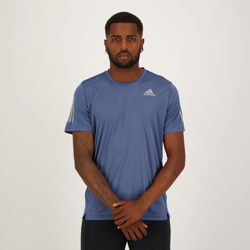 Camiseta Adidas Own The Run I Azul GLAMI .br