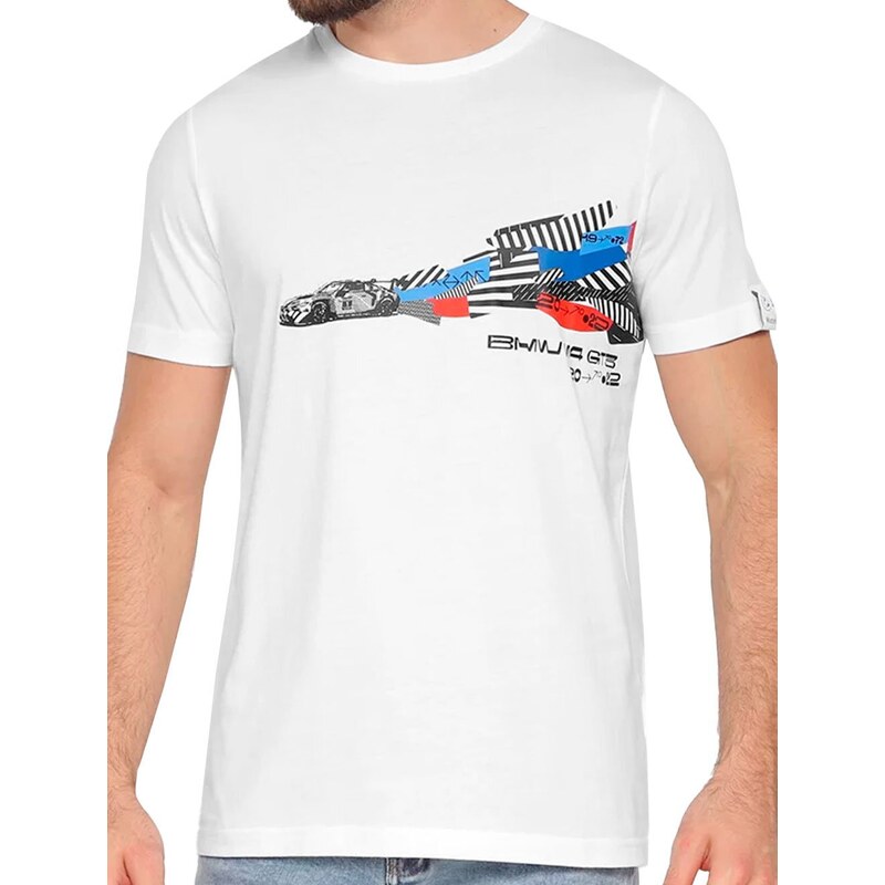 Camiseta puma bmw store motorsport race branca