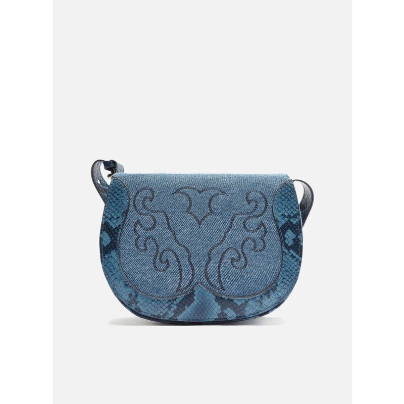 Bolsa Tiracolo Azul Jeans Georgia Pequena Arezzo GLAMI .br