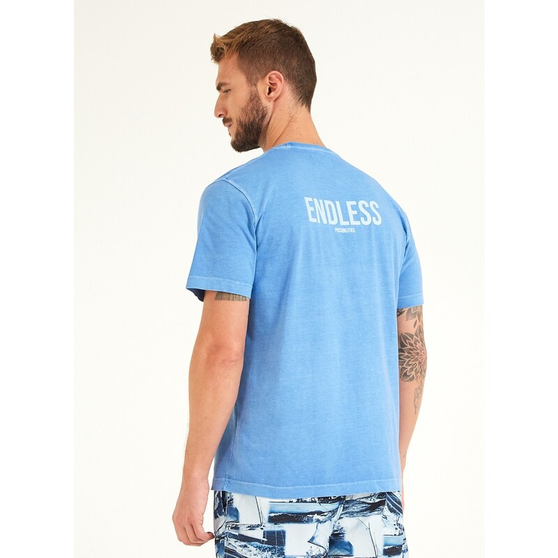 Camiseta FORUM On The Rocks - Azul Blue Moon - P