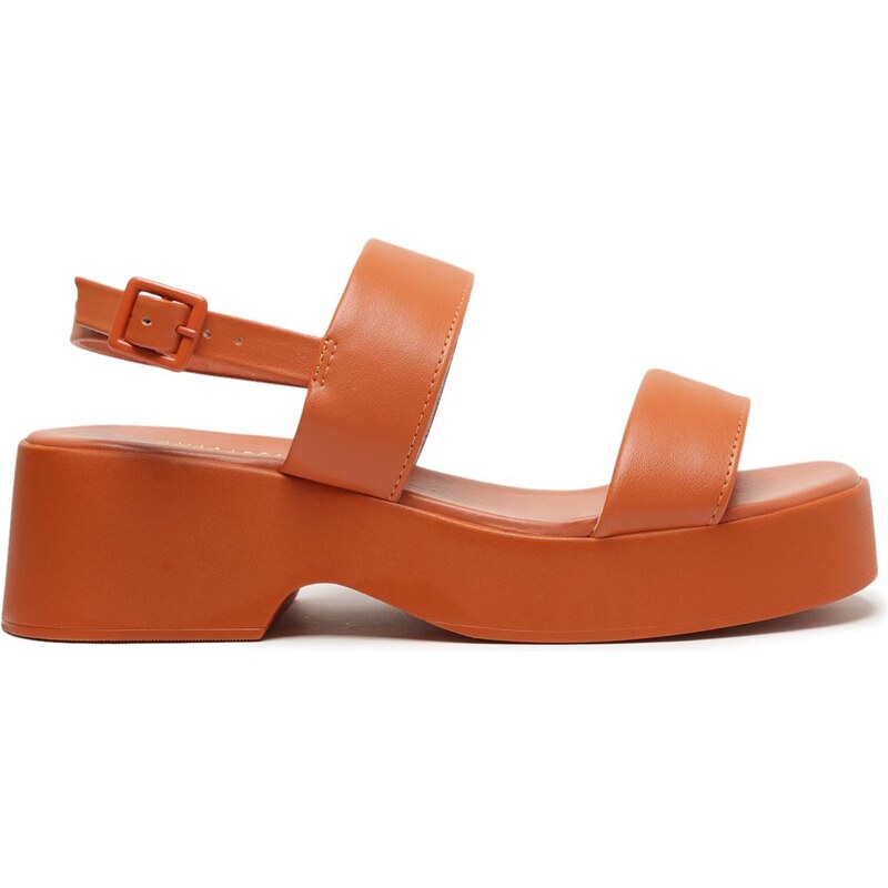 Sandália anacapri flatform trama hot sale feminina