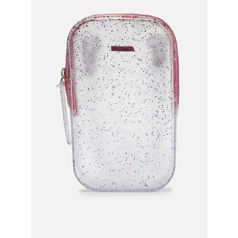 Mini Bolsa Transparente Glitter Duda Porta Celular Arezzo