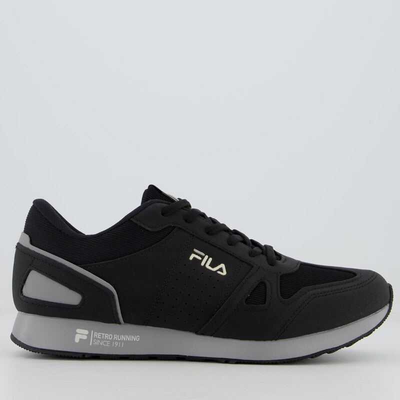 Tênis fila best sale retrô runner cinza