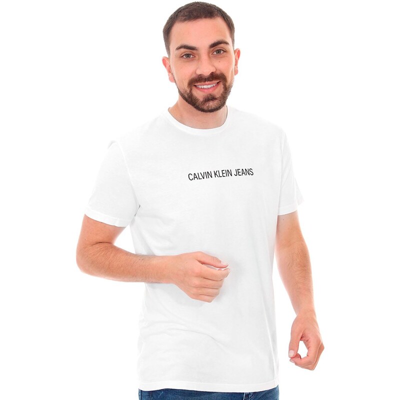 Camiseta John John Basic Masculina Azul Médio