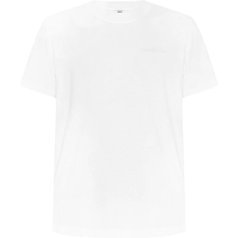 Camiseta John John Masculina Regular Logo Repeat Branca