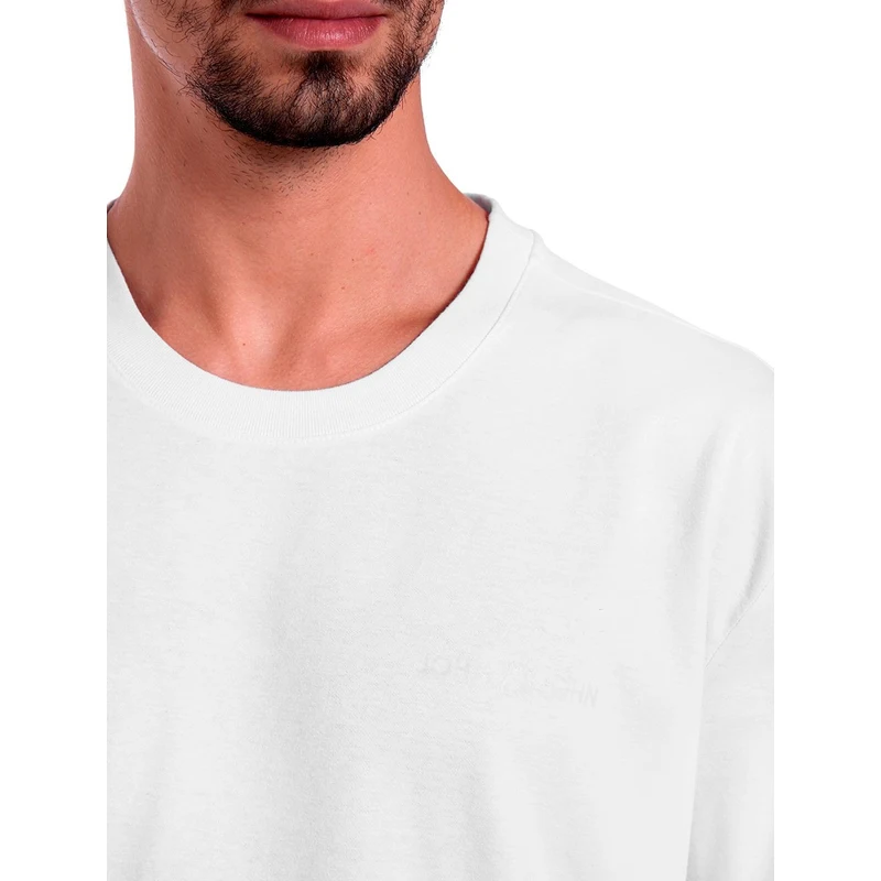 Camiseta John John Masculina JJ Logo Branca - Branco