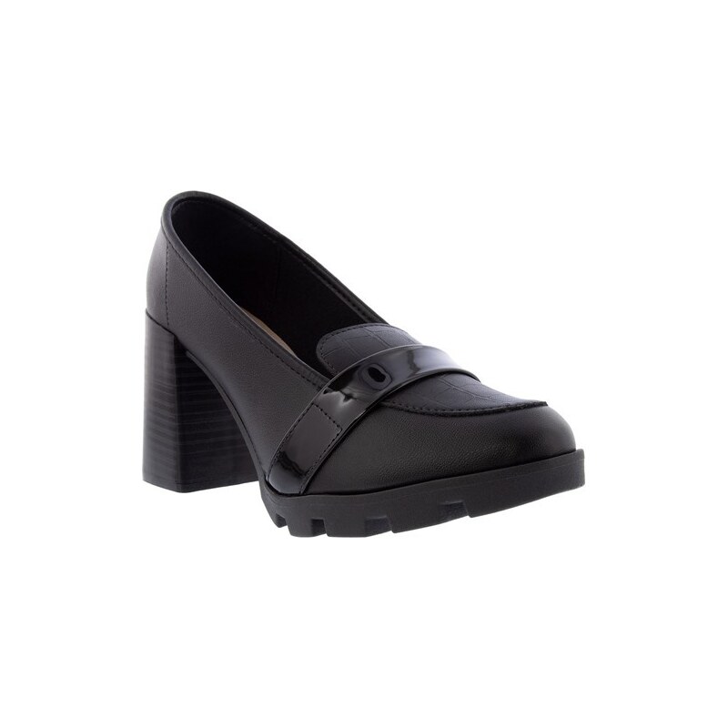 Mocassim beira rio verniz hot sale preto