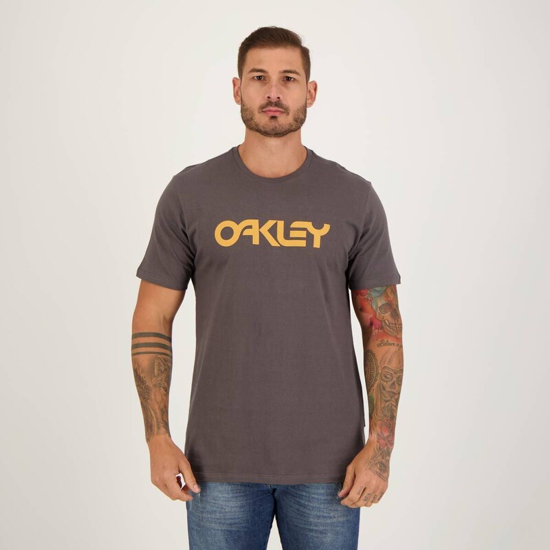 Camiseta Oakley Bark New Branca - FutFanatics