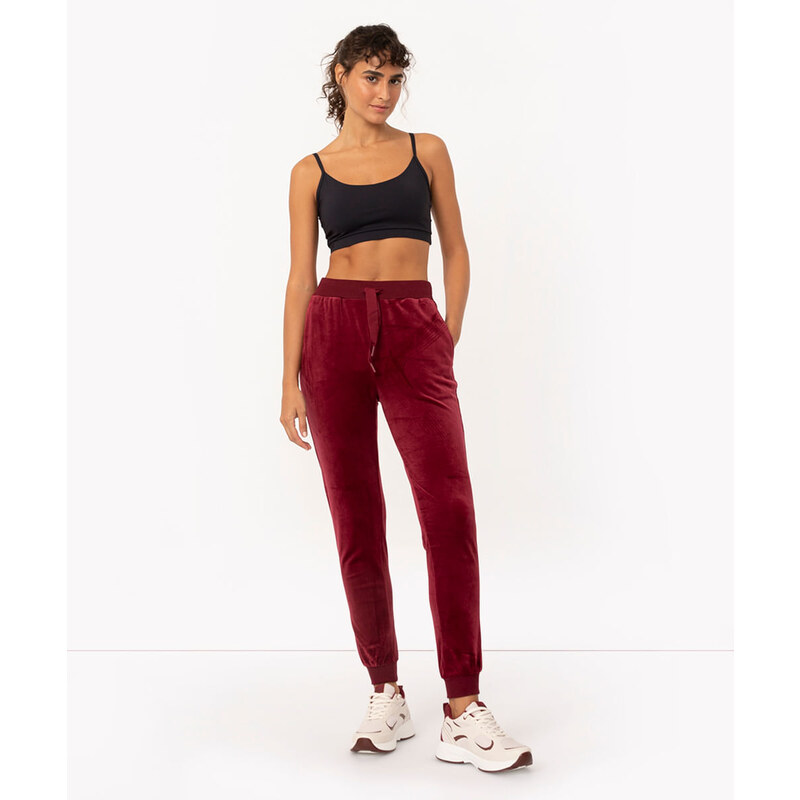 CALÇA JACQUARD GG VINHO