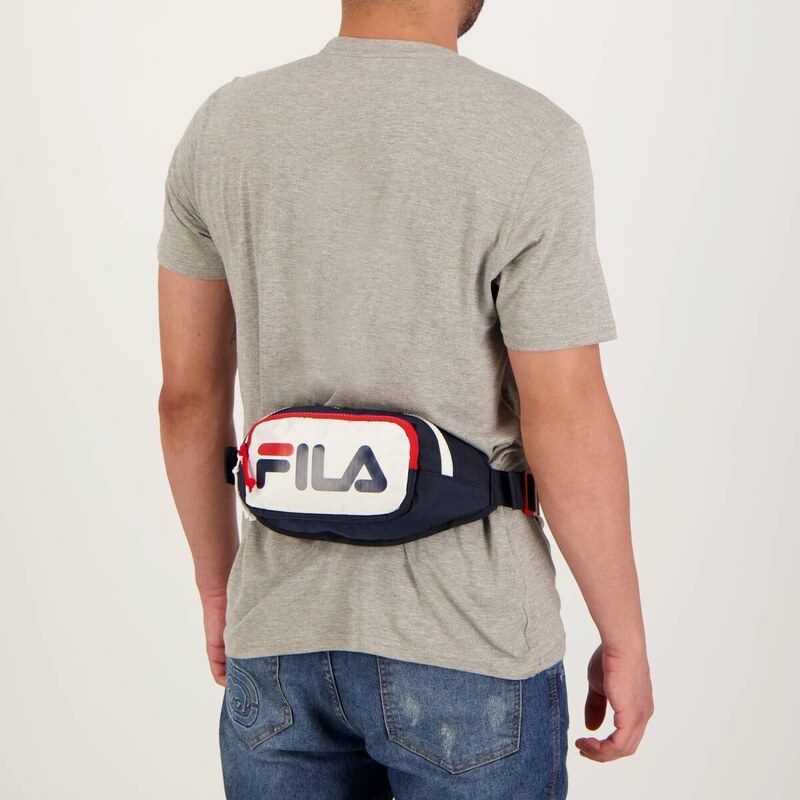 Pochete fila hot sale letter preta