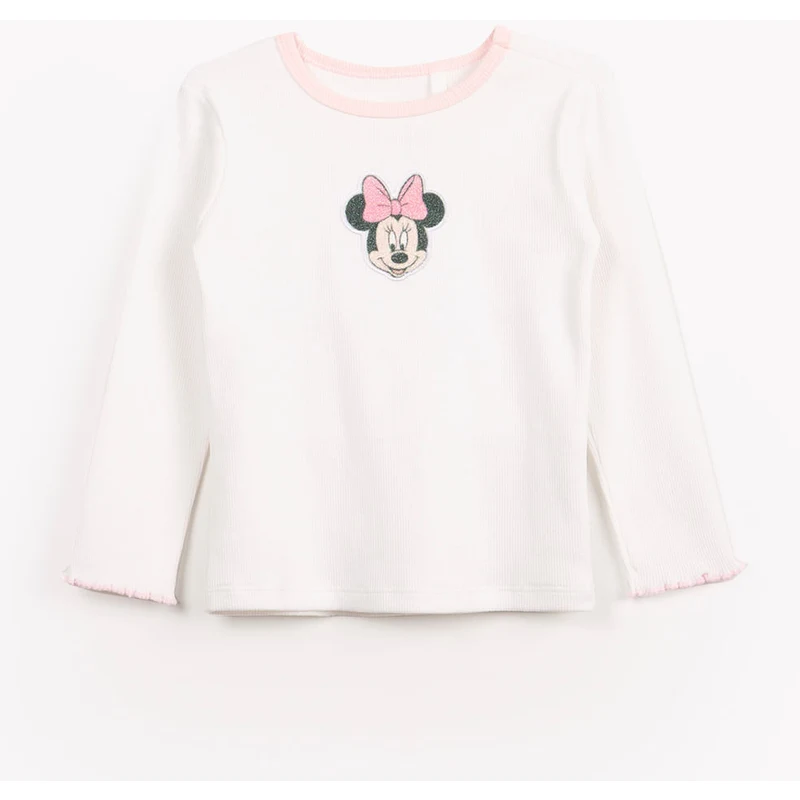 blusa de algodão infantil luluca manga longa azul - C&A