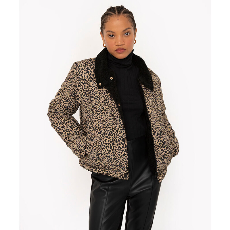 Jaqueta bomber shops animal print