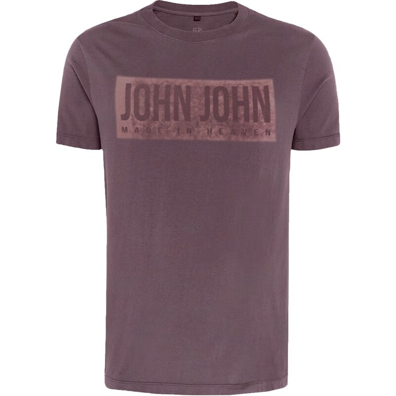 Camiseta John John Masculina Regular JJ Made In Cinza Claro