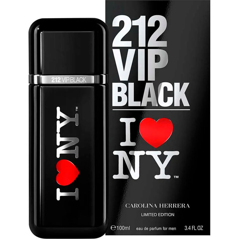 C&A Carolina Herrera 212 Vip Men Black I Love NY Eau de Parfum 100ml Único