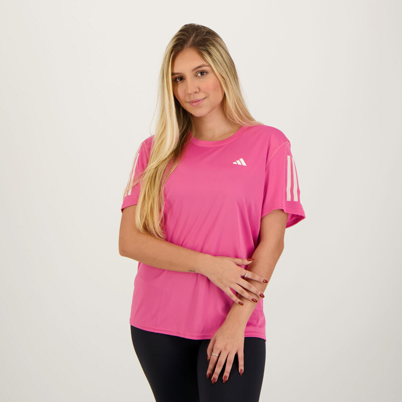 Blusa rosa best sale adidas feminina