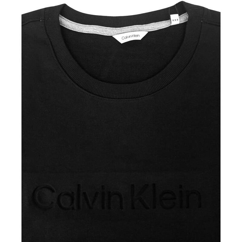 Blusa Calvin Klein Slim Logo CK One Feminina - Preto