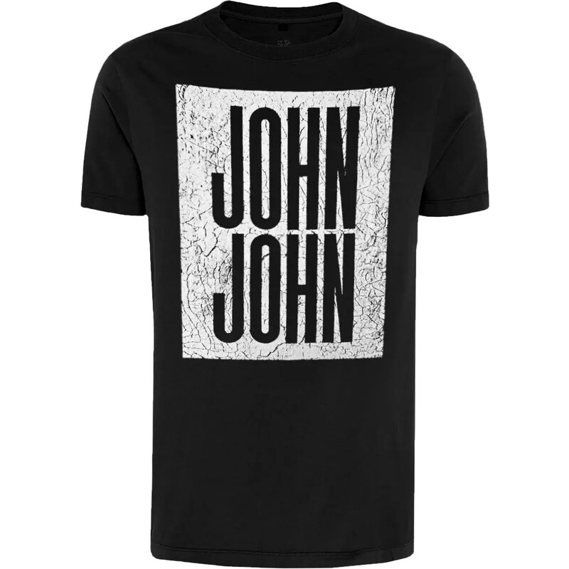 Camiseta John John Masculina Slim Original Preta 
